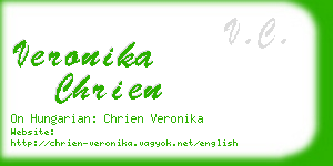 veronika chrien business card